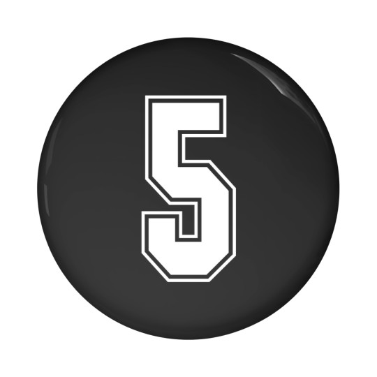 Discover Number 5 Pin Buttons