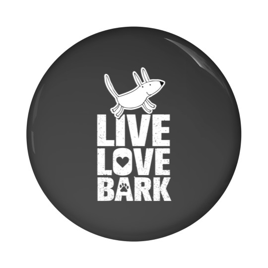 Discover Live - Love - Bark Pin Buttons