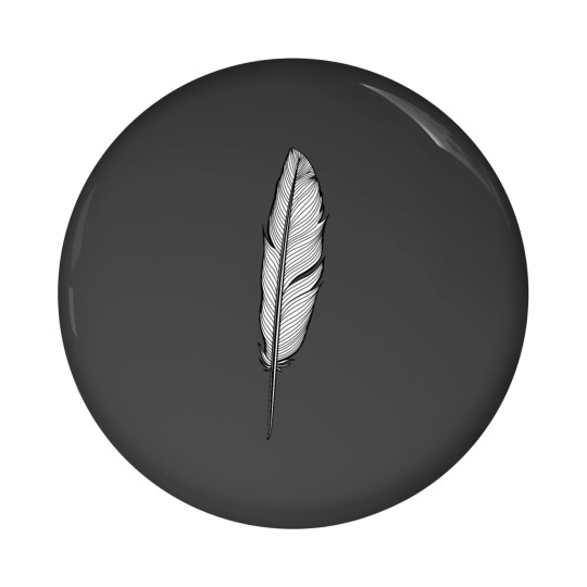 Discover 04 feather 4 png vectorstock 7188867 Pin Buttons