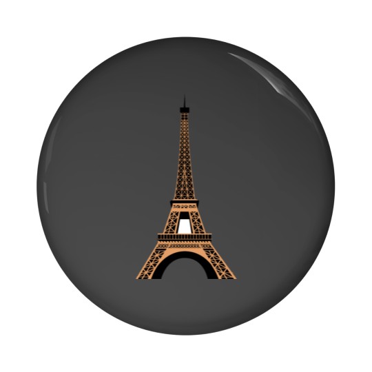 Discover Eiffel Tower Pin Buttons