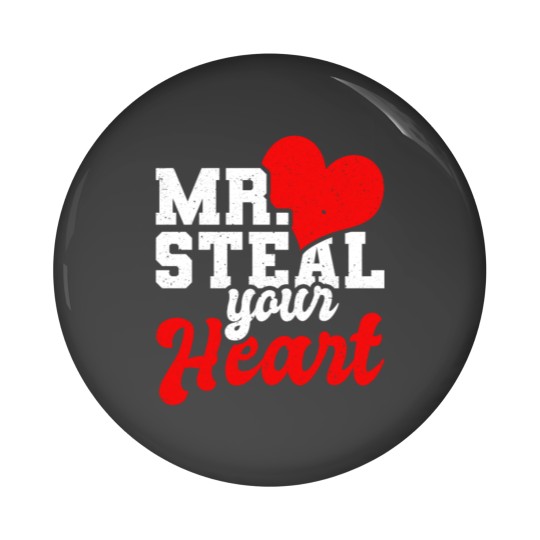 Discover Mr Steal Your Heart Valentines Day Pin Buttons Pin Buttons