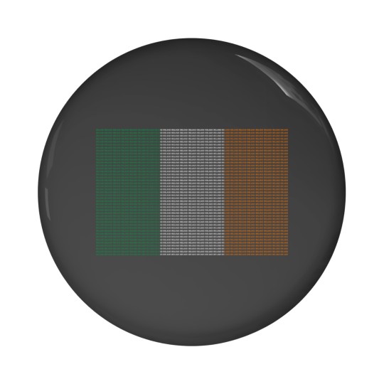Discover Irish flag Pin Buttons