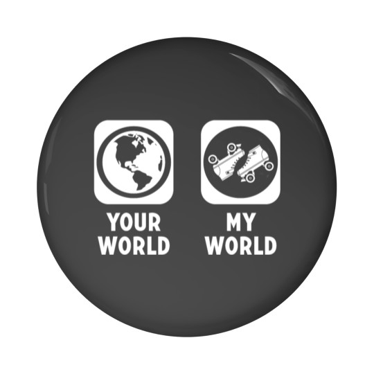 Discover Skating Pin Buttons