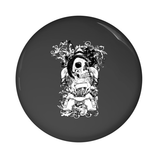 Discover Skull Pin Buttons