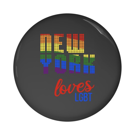 Discover New York loves LGBT Pin Buttons