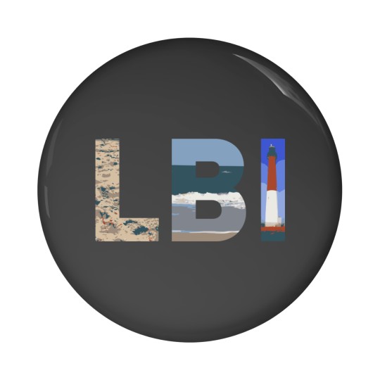 Discover Lbi Long Beach Island Nj Photo Beach Ocean Lightho Pin Buttons