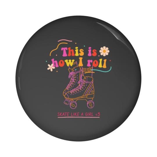 Discover roller skates Pin Buttons