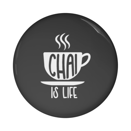 Discover Chai Spice Tea Coffee Lover Black Tea Masala Milk Pin Buttons