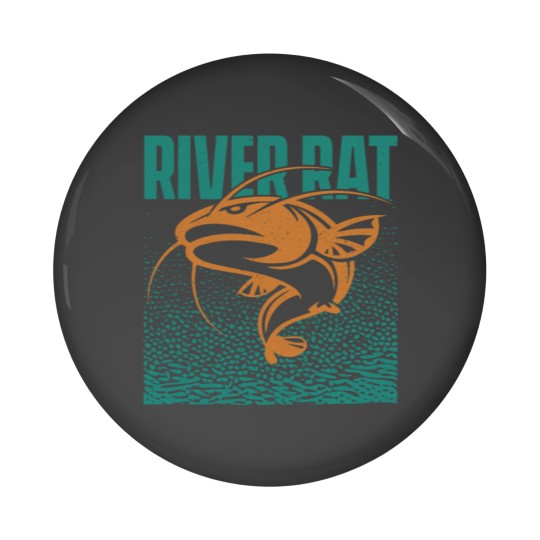 Discover Freshwater Catfish Fishing Pin Buttons