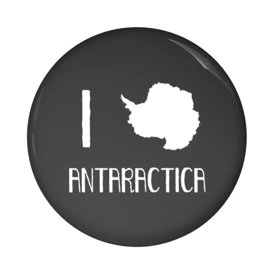 Discover I Love Antarctica South Pole Penguin Expedition Pin Buttons