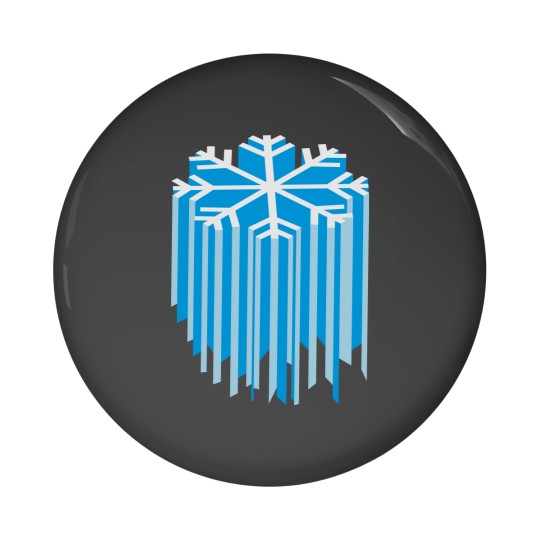 Discover Snowflake 3D Pin Buttons