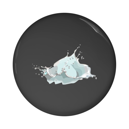Discover Water Splash Pin Buttons