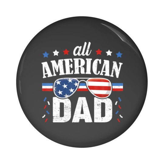 Discover Mens All American Dad 4Th Of July Father's Day Sun Pin Buttons