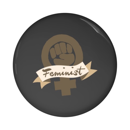 Discover Feminist symbol Pin Buttons