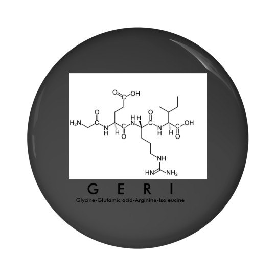 Discover Geri peptide Pin Buttons