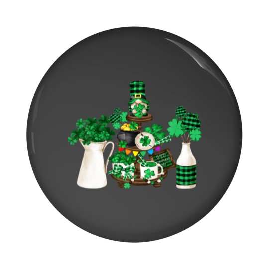 Discover Cute Green Shamrock Decor With Happy St Patricks D Pin Buttons