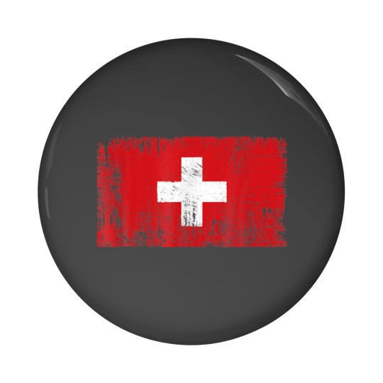 Discover Switzerland Swiss Flag Gift Football-Fan Sports Ad Pin Buttons