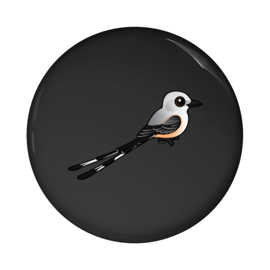 Discover Birdorable Scissor-tailed Flychatcher Pin Buttons