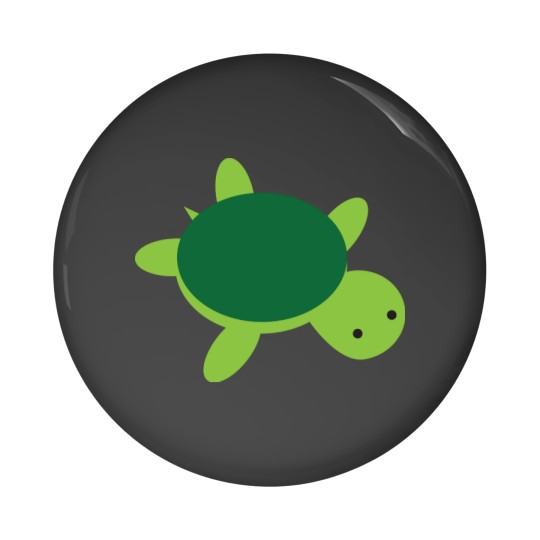 Discover Cute Green Turtle Pin Buttons