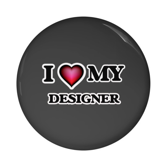 Discover I love my Designer Pin Buttons
