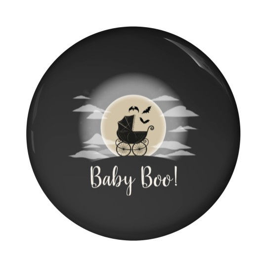 Discover Gothic Baby Shower Halloween Carriage Pin Buttons