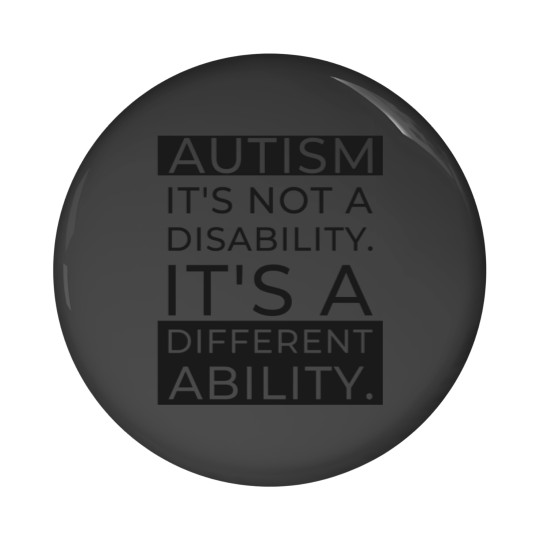 Discover Autism Awareness: It's Not A Disability Pin Buttons