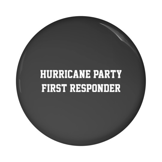 Discover Hurricane Party First Responder Pin Buttons