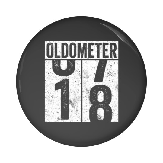 Discover 18 Years Old Oldometer Essential Pin Buttons