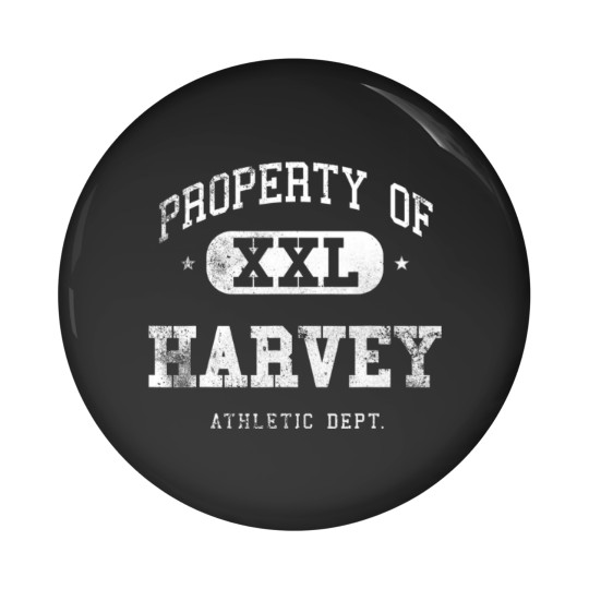 Discover Harvey Property XXL Sport College Athletic Funny Pin Buttons