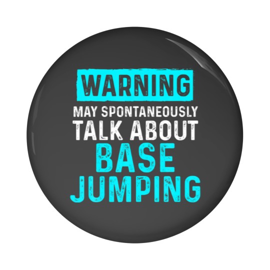 Discover Base Jumping Lover Base Jumper Pin Buttons