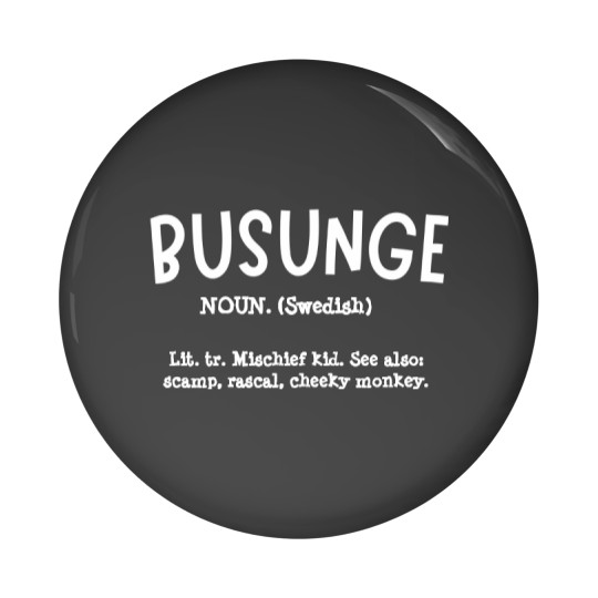 Discover Fun 'Busunge' Swedish Boys' Pin Buttons