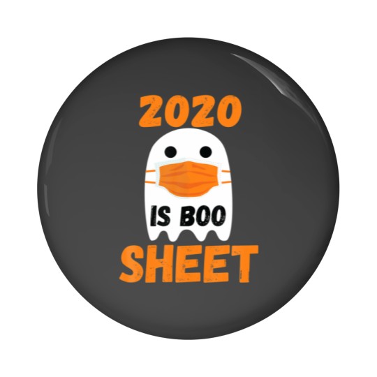 Discover 2020 Is Boo Sheet Ghost In Mask Halloween Custome Pin Buttons