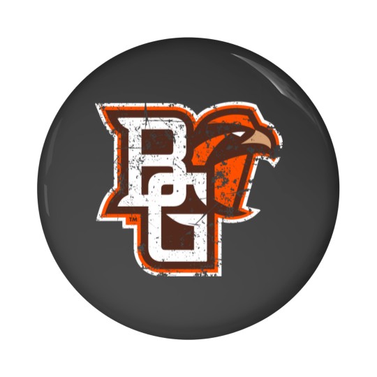 Discover BG Falcons Distressed Pin Buttons