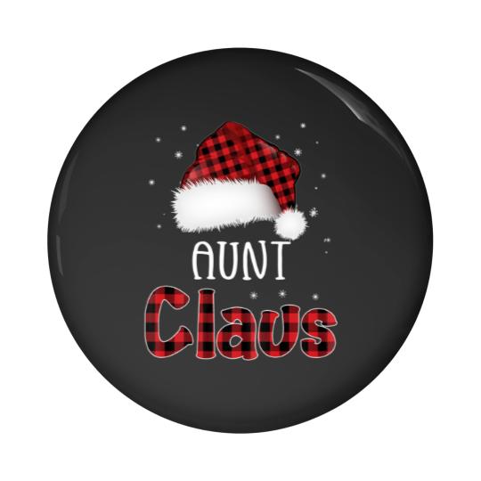 Discover Womens Funny Santa Aunt Claus Christmas Matching F Pin Buttons