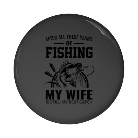 Discover Mens Funny Fishing Angler Gift Fish Fishing Rod Wi Pin Buttons