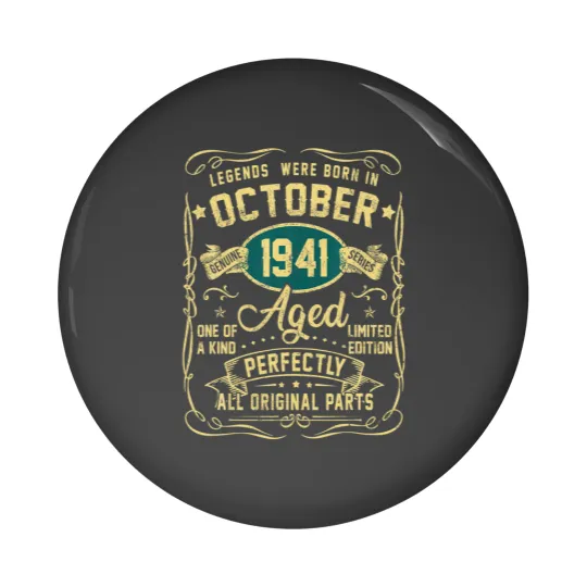 Discover Legends Were Born In February 1941 80Th Birthday G Pin Buttons