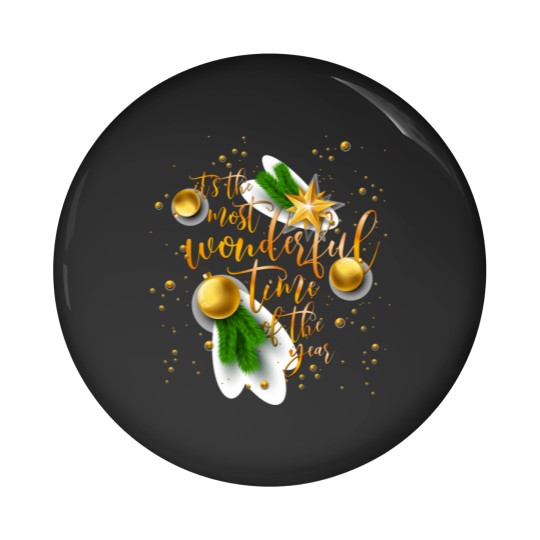Discover Christmas It's the Most Wonderful Time of the Year Pin Buttons