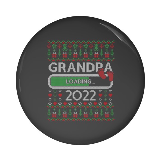 Discover Christmas Promoted To Grandpa Loading 2022 Baby An Pin Buttons