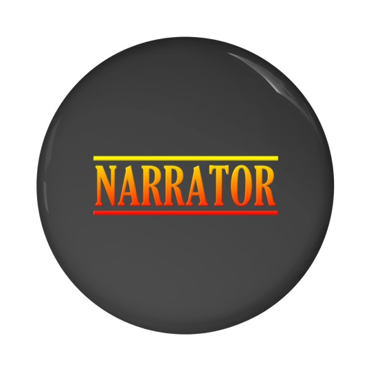 Discover Colorful Narrator Pin Buttons