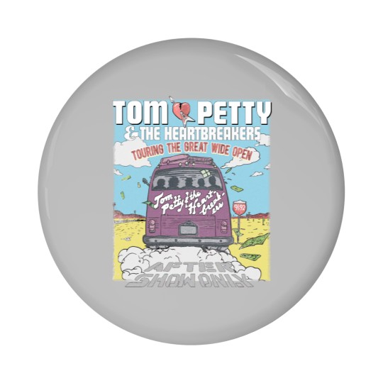 Discover Tom Petty & the Heartbreakers Touring the Great Wide Open Rock Music Pin Buttons