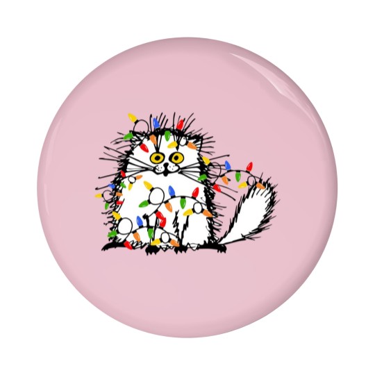 Discover Christmas Funny Cat Pin Buttons, Funny Cat Pin Buttons