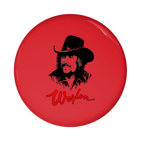 Discover Waylon Jennings Outlaw Movement In Country Music Unisex Pin Buttons, The Waylors the house band Pin Buttons