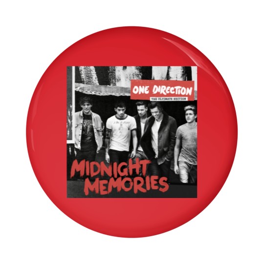 Discover Men_s One Direction Midnight Memories Pin Buttons - Classic Pin Buttons Black Pin Buttons