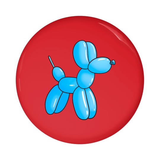 Discover Blue Cartoon Ballon dog Pin Buttons