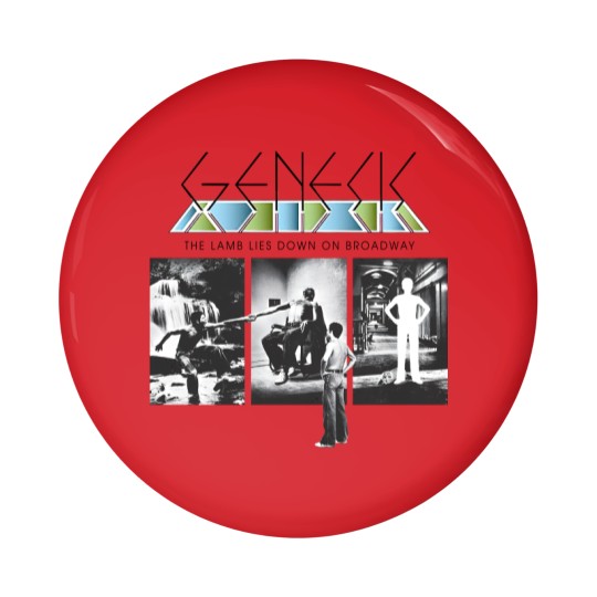 Discover Lamb Lies Down on Broadway, Genesis Unisex H Pin Buttons