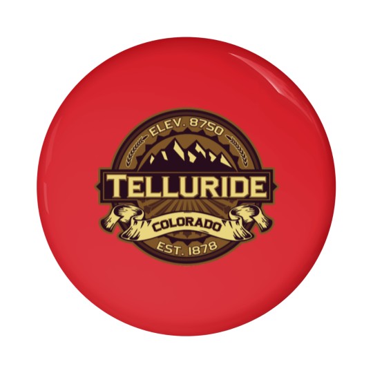 Discover Telluride Sepia Pin Buttons