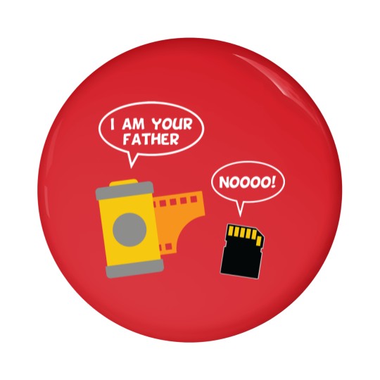 Discover Photographers Film I am Your Father SD Card Photog Pin Buttons
