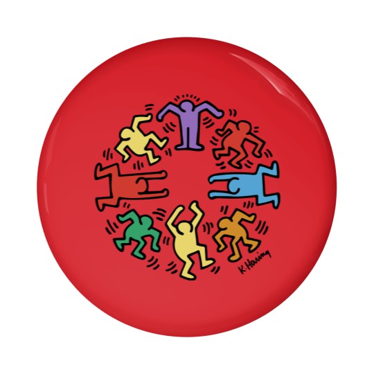 Discover New Vintage Keith Haring Pin Buttons Size USA