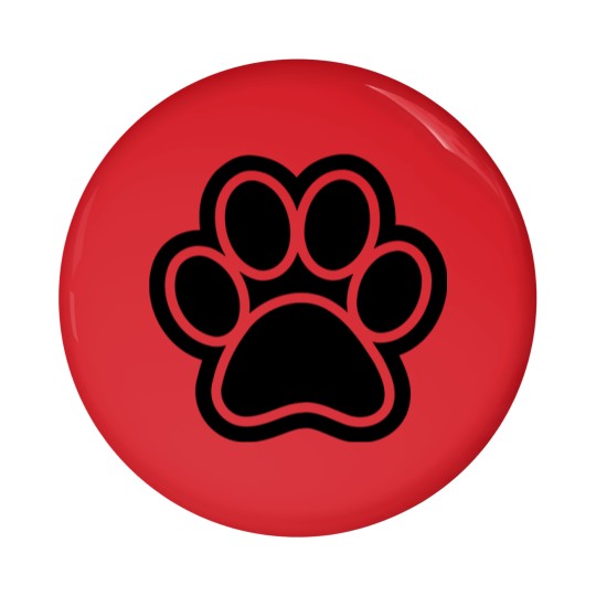 Discover Paw Print Pin Buttons