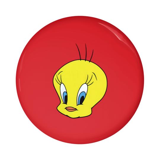 Discover Tweety Bird  gender neutral short sleeved Pin Buttons